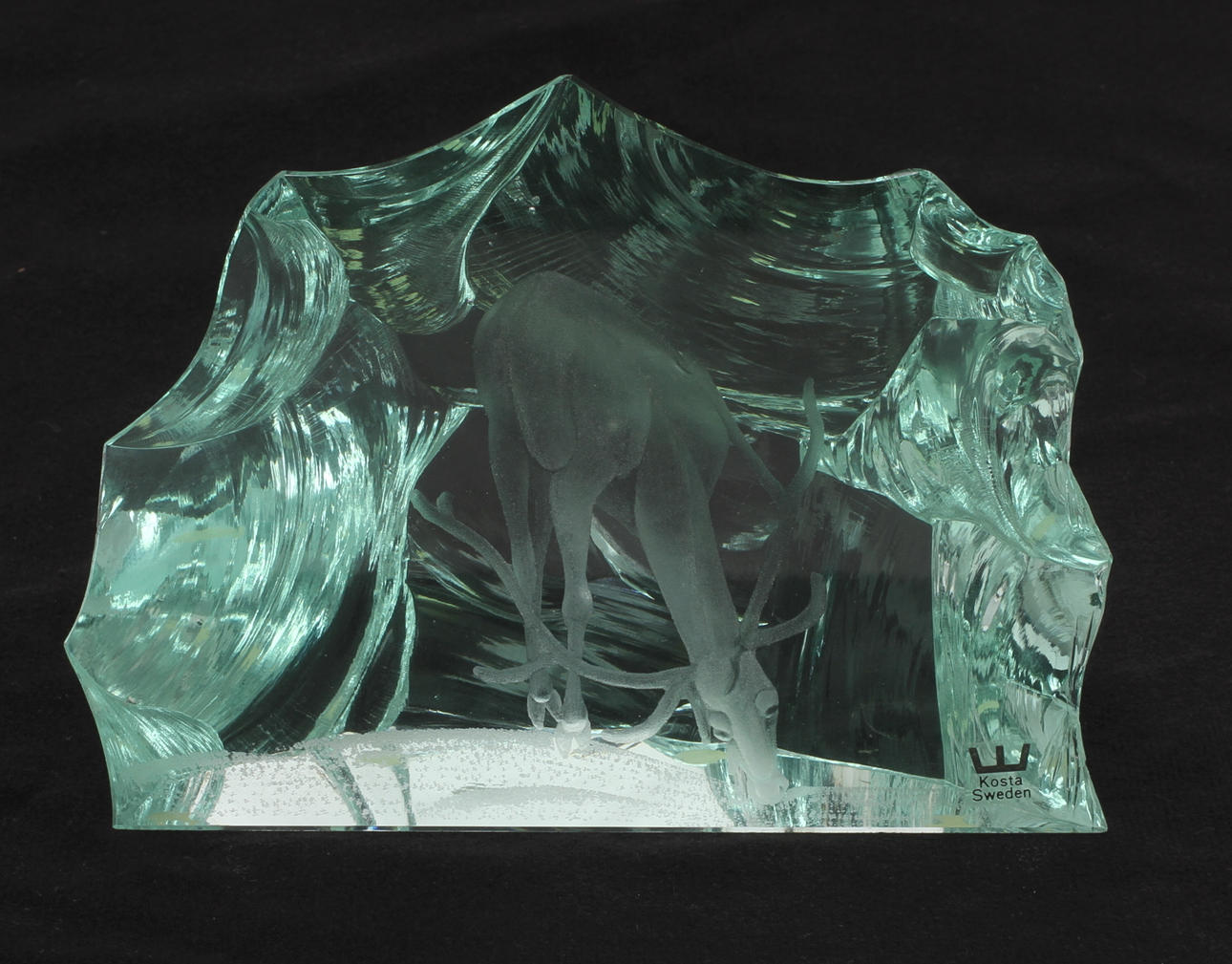 GLASBLOCK, Ren, Vicke Lindstrand för Kosta.