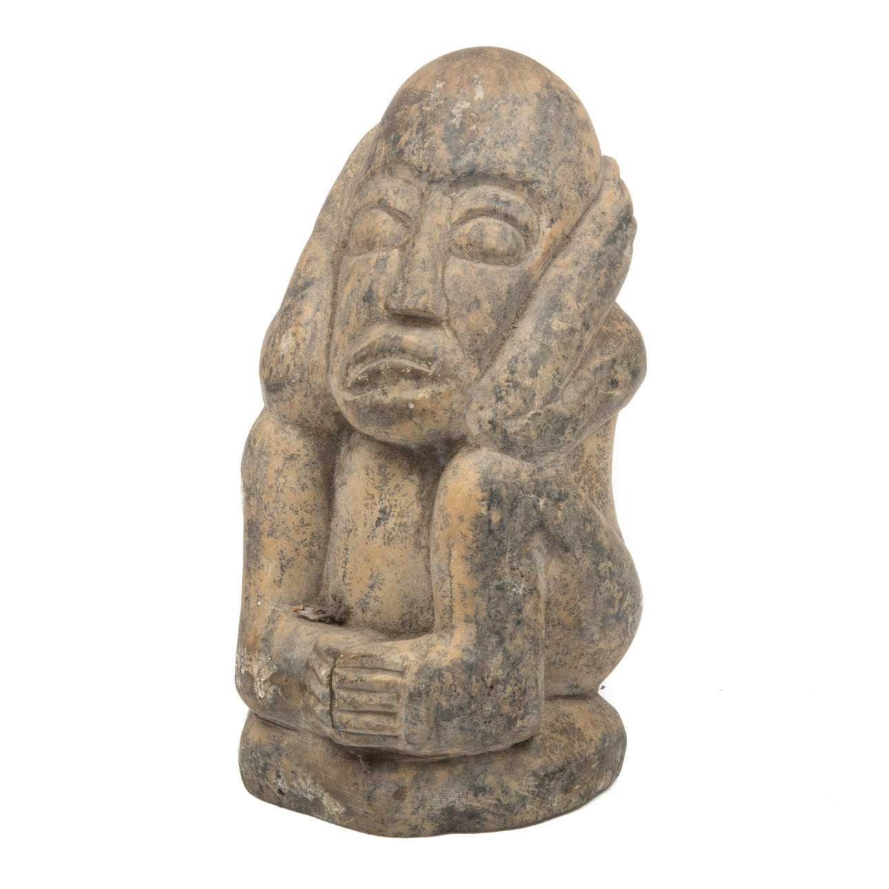 SKULPTUR, gubbe, sten, samtida.