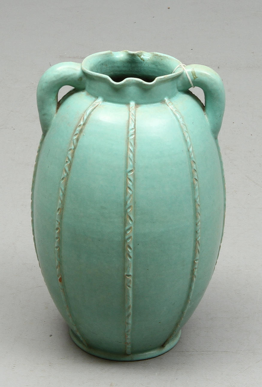 GOLVVAS, keramik, Andersson & Johansson Höganäs Keramik, 1930/40-tal.