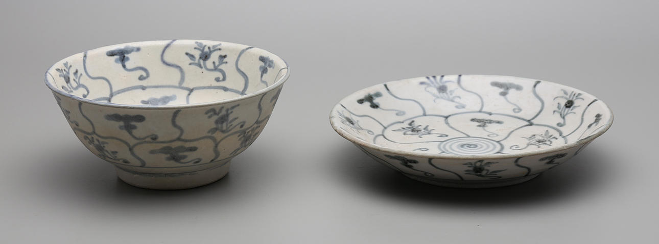 SKÅL och FAT, Kina, omkring 1840.