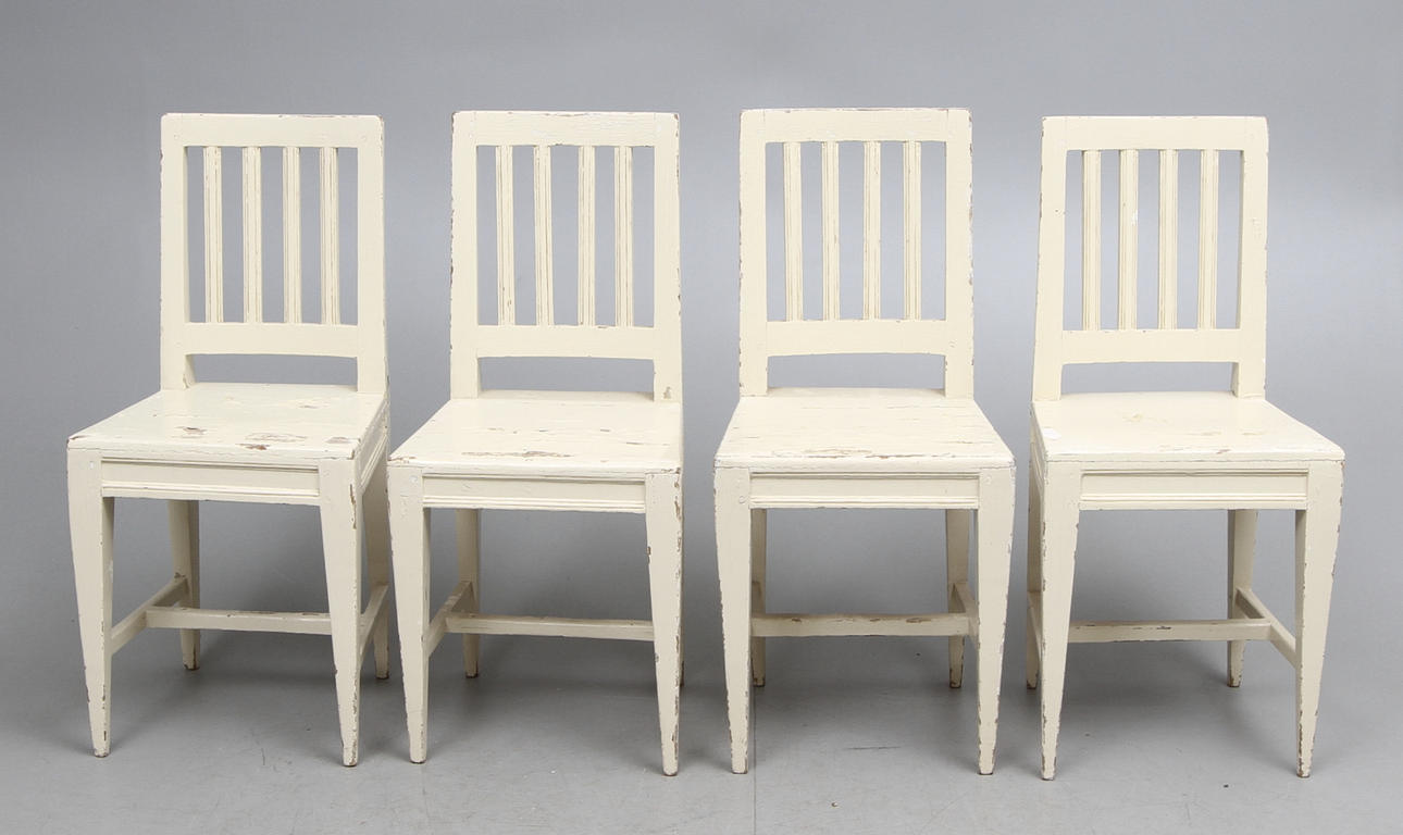 STOLAR, 4 st, allmoge, 1800-tal.