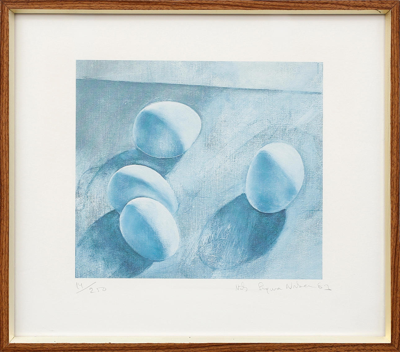 NILS INGWAR NILSON. Lithograph, egg, signed, numbered 14/250.