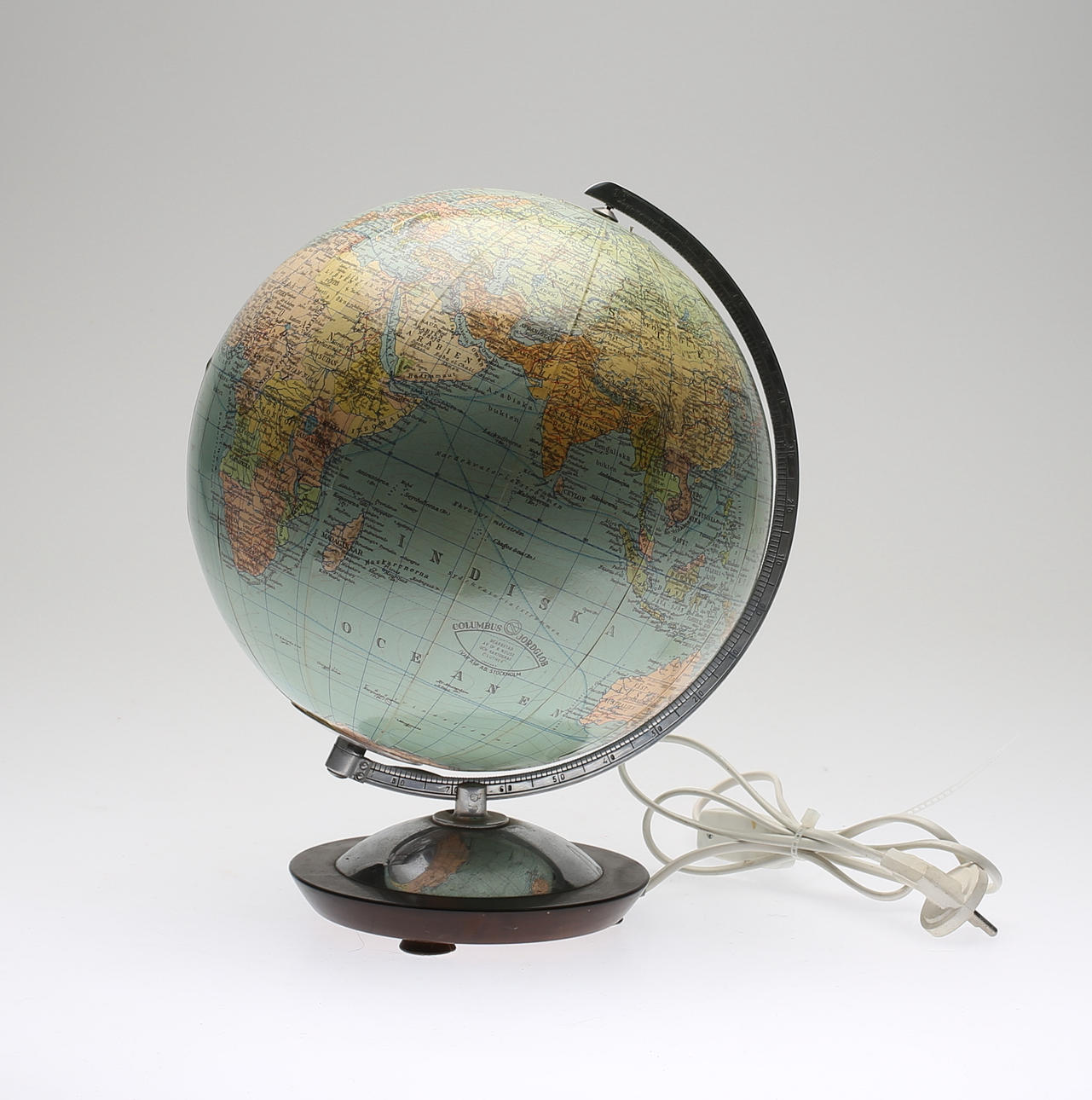 GLOBO, vidrio, "Globo de Colón", 1900.