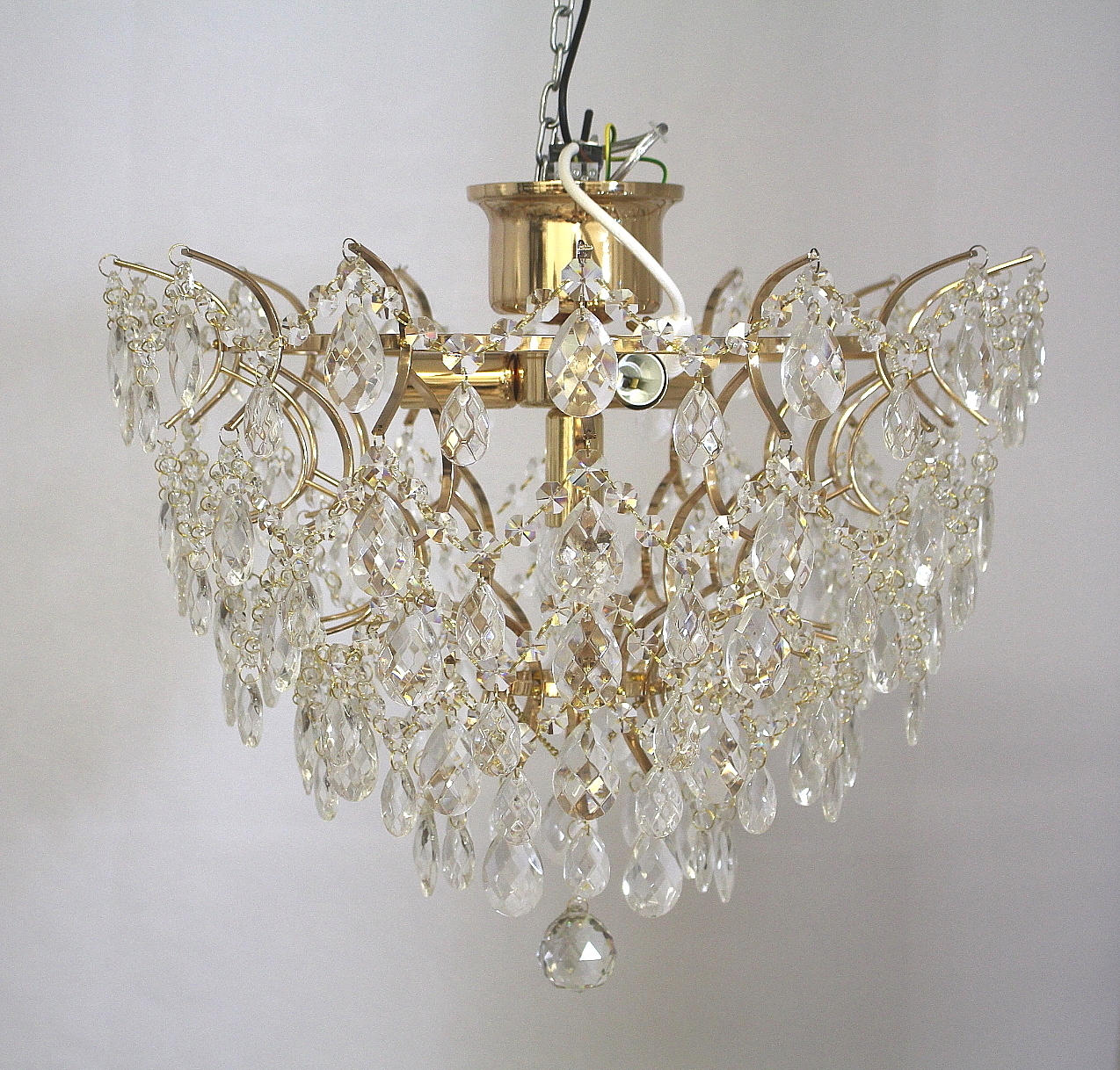 CEILING LAMP, crystal, "Rosendal", Markslöjd.