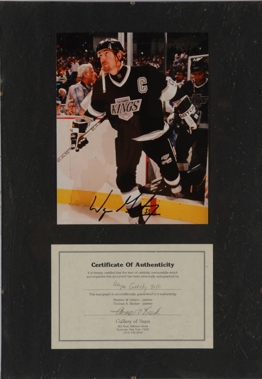 AUTOGRAF, "Wayne Gretzky".