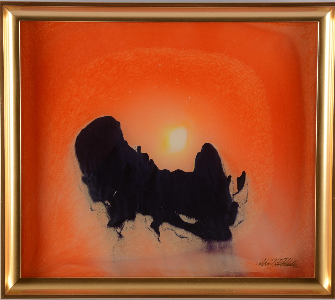 LEIF AHRLE. Glasmålning.