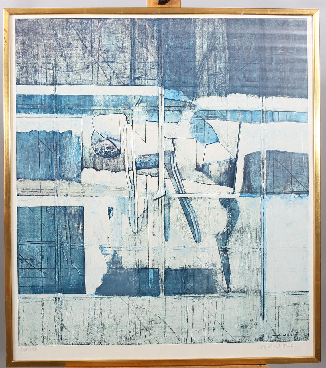 ANDERS ÖSTERLIN. Print, numbered 581/1000, signed.