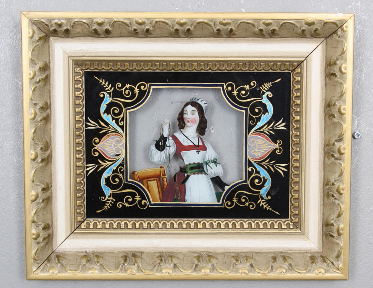 GLASMÅLNING,1800-1900-tal.