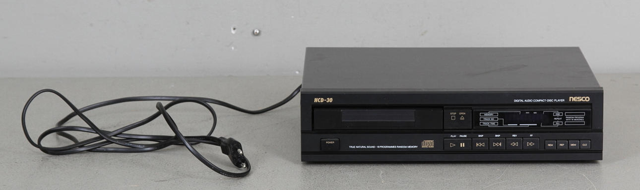 CD PLAYER, HCD-30, Nesco.