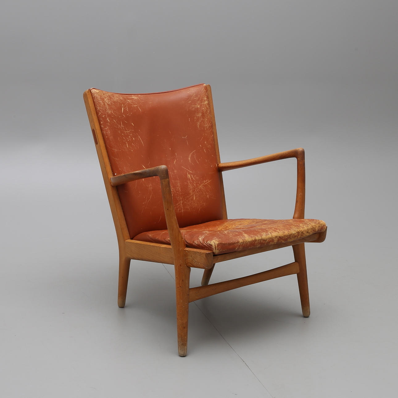 HANS J. WEGNER lænestol, model AP16, AP stol, Danmark.