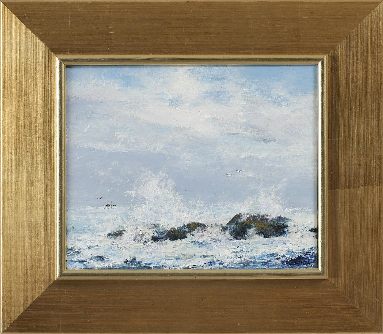 CURT-HENRY FREJE, olja på duk, sign.