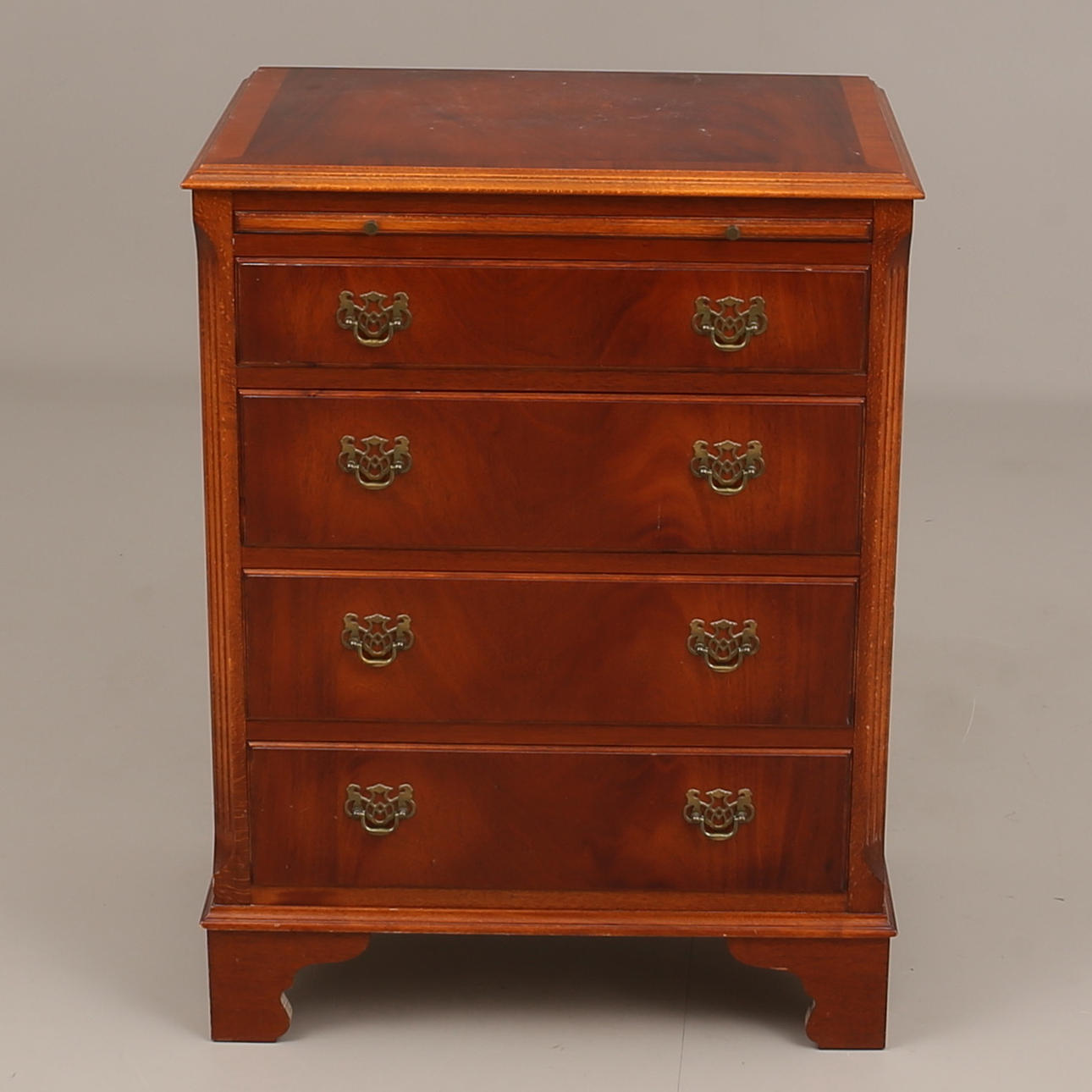 Chest of drawers with writing flap, 4-drawer, 1900s.