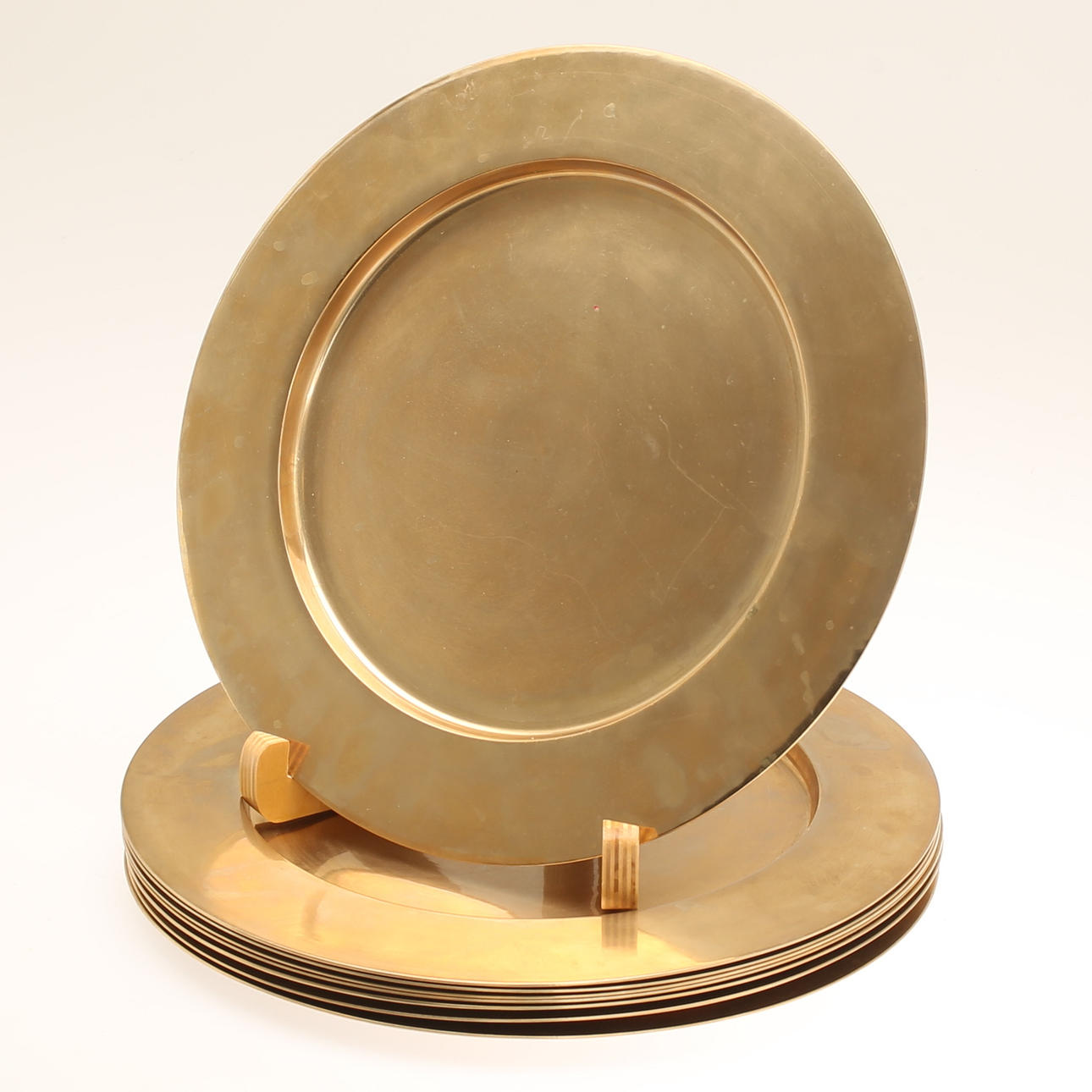 ENVELOPE PLATES, 8 pieces, brass.