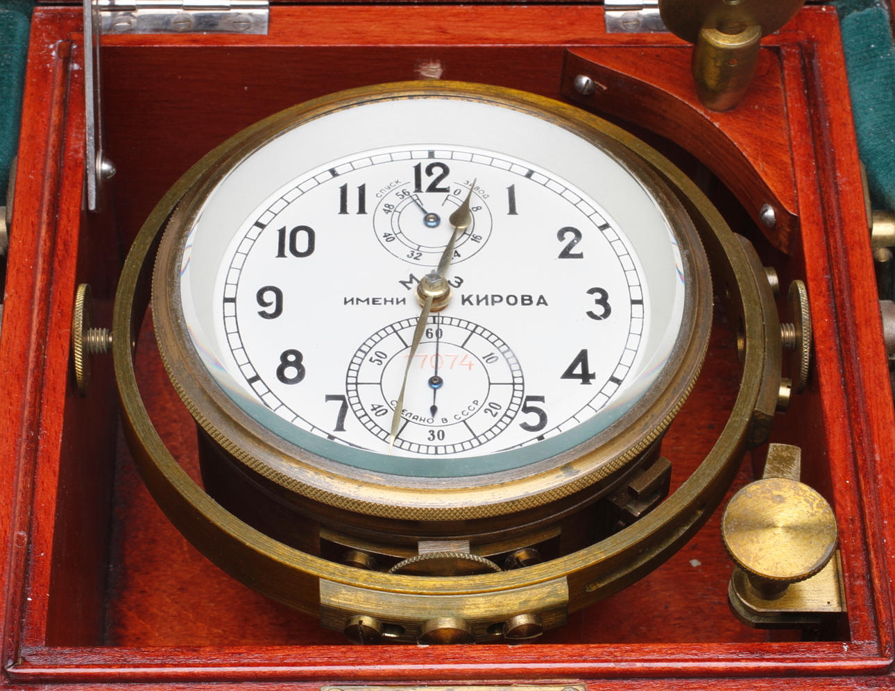 SKEPPSKRONOMETER, Завод часовой "Кирова"(Klockfabriken "Kirova"), Moskva, Ryssland, 1900-tal.