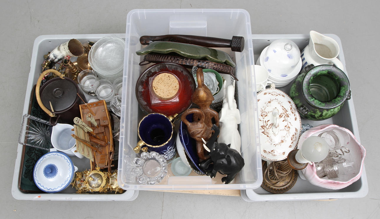 DIVERSE, 1900-ta, bland annat Iittala, Orrefors, Boda med mera.