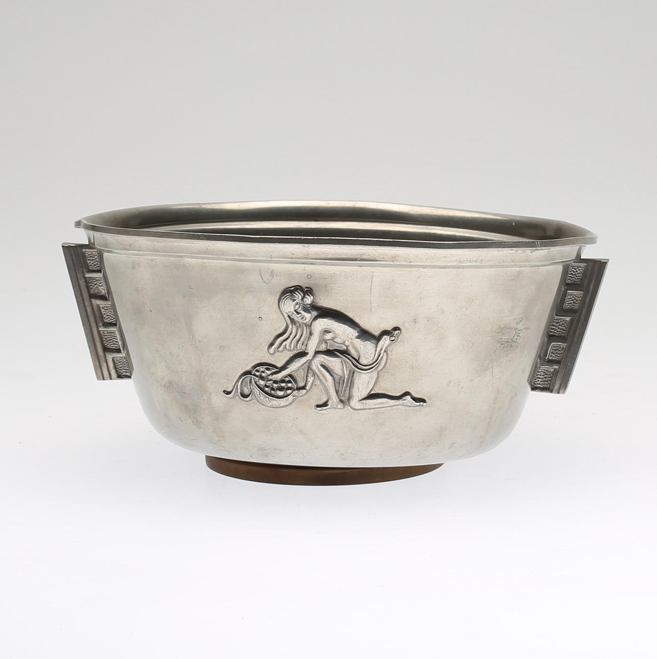 BOWL, pewter, art deco, 1937.