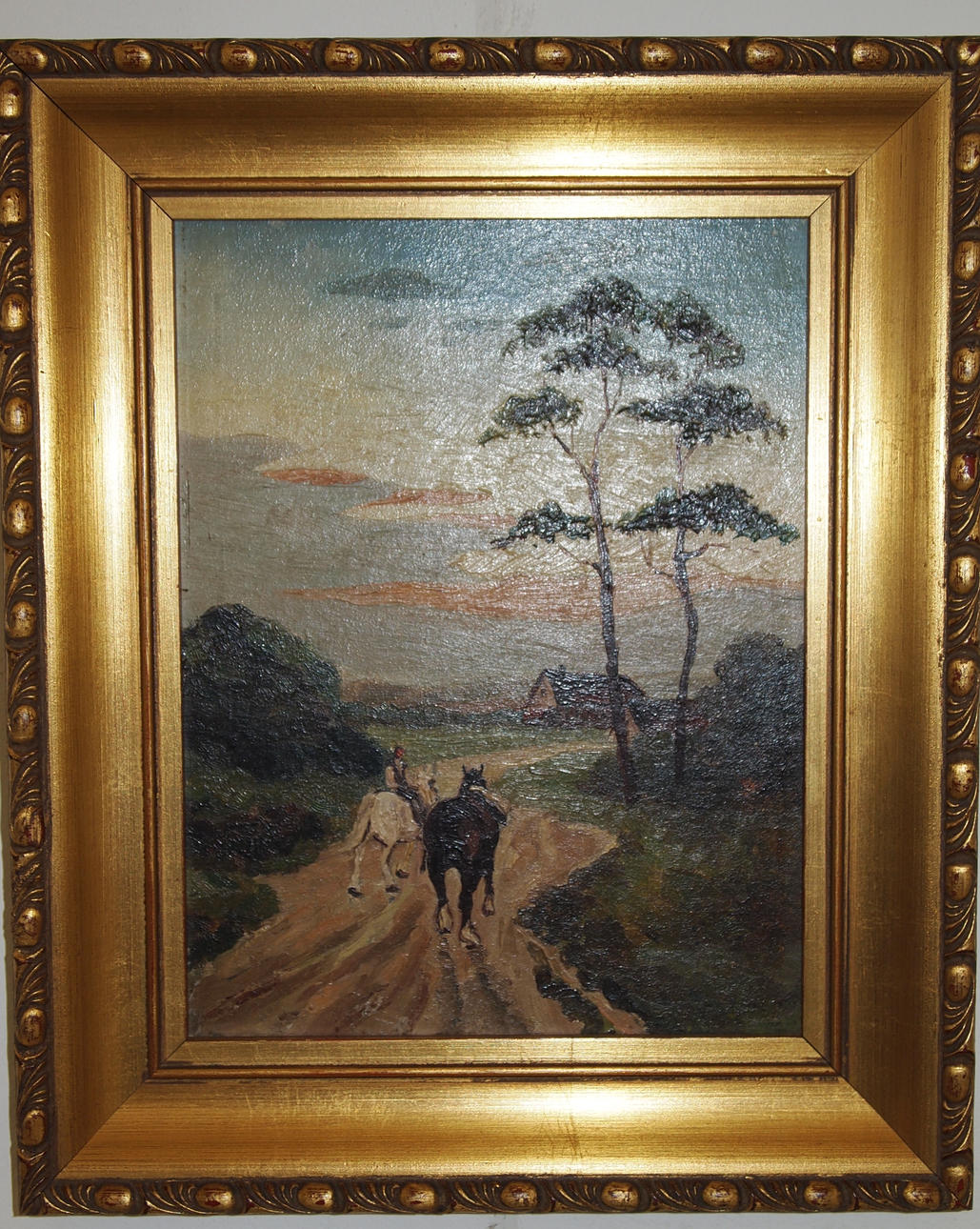 OIDENTIFIERAD KONSTNÄR. LANDSKAP, EJ SIGNERAD, pannå, NEDERLÄNDERNA.