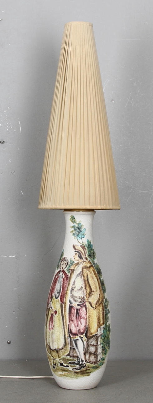 Lampa, keramik, Fantoni, Italien.