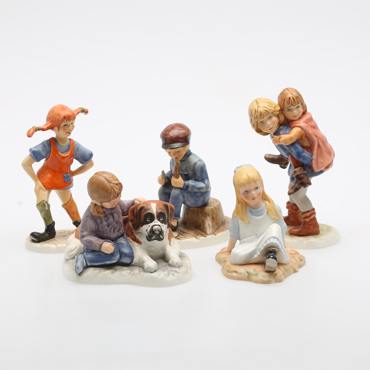 FIGUREN, 5 Stück, Astrid Lindgren, Hummel, Goebel.