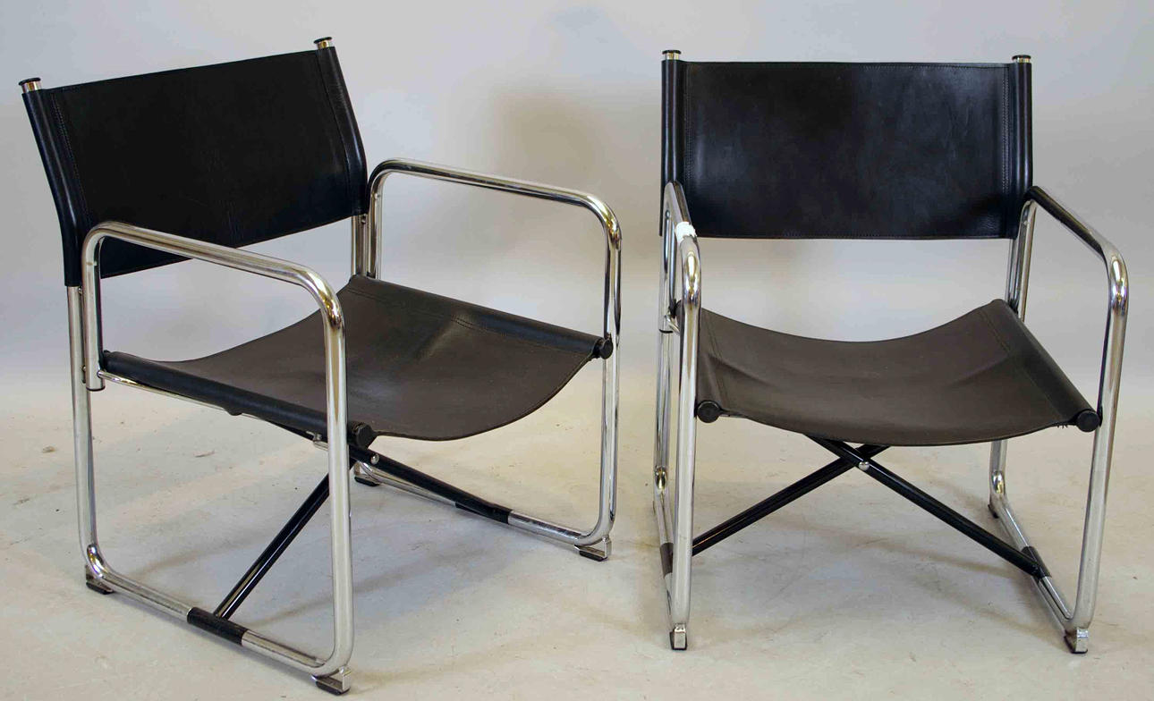 FÅTÖLJER, 1 par, Börje Lindau, Bo Lindenkrantz, Lammhults.