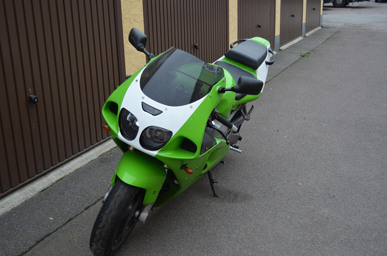 MOTORCYKEL, Ninja, zx750P, Kawasaki.