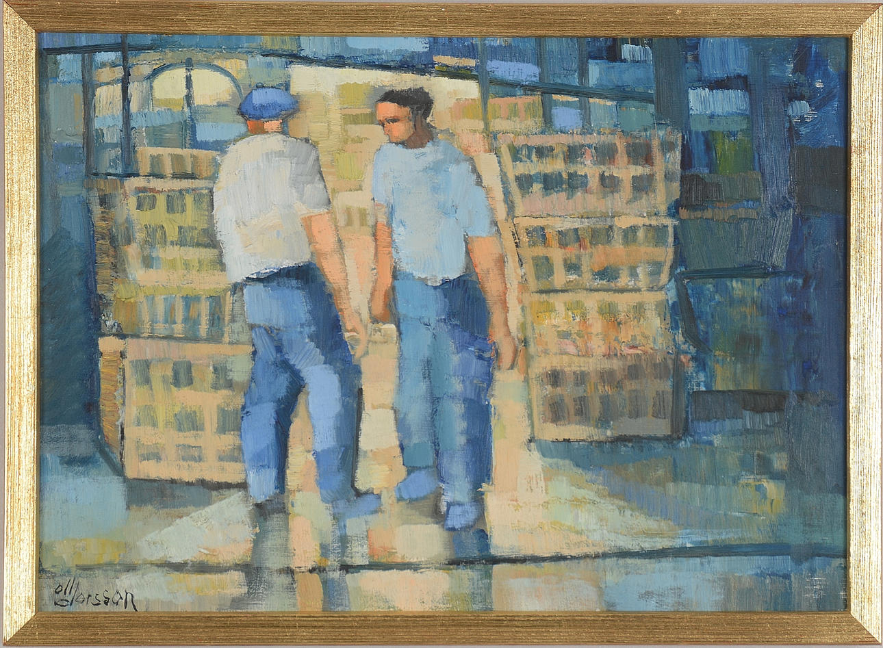 OLLE NILSSON. Olja på pannå.