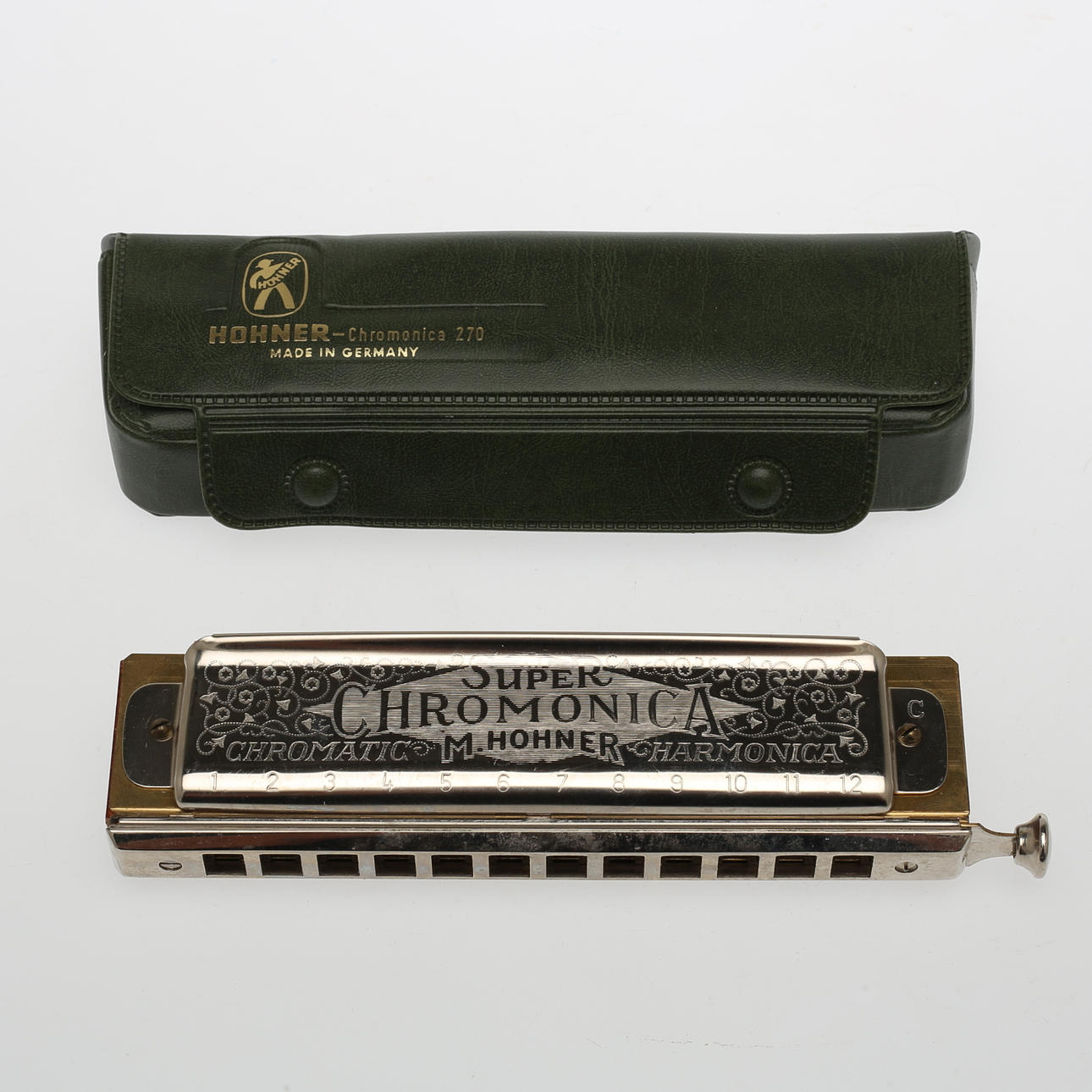 HARVARD, "Super Chromonica", M Hohner, Germany.