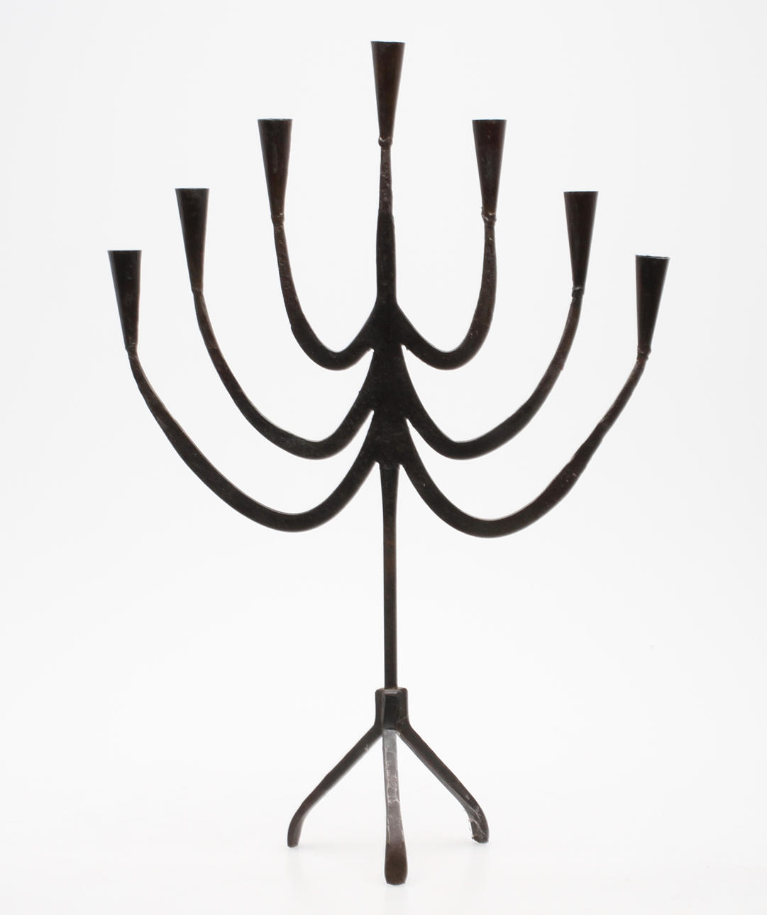 LJUSSTAKE, smide, Firma Lars Holmström, Arvika, 1900-tal.