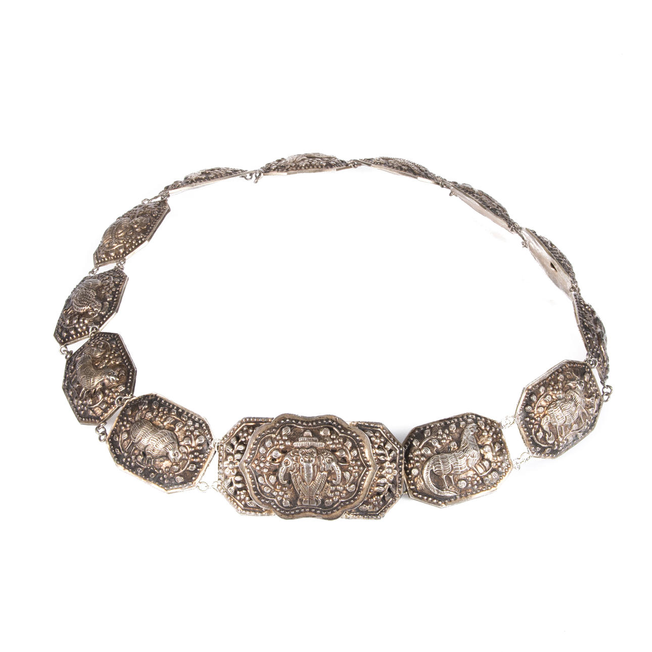 CINTURÓN DE NOVIA, plata Siam.