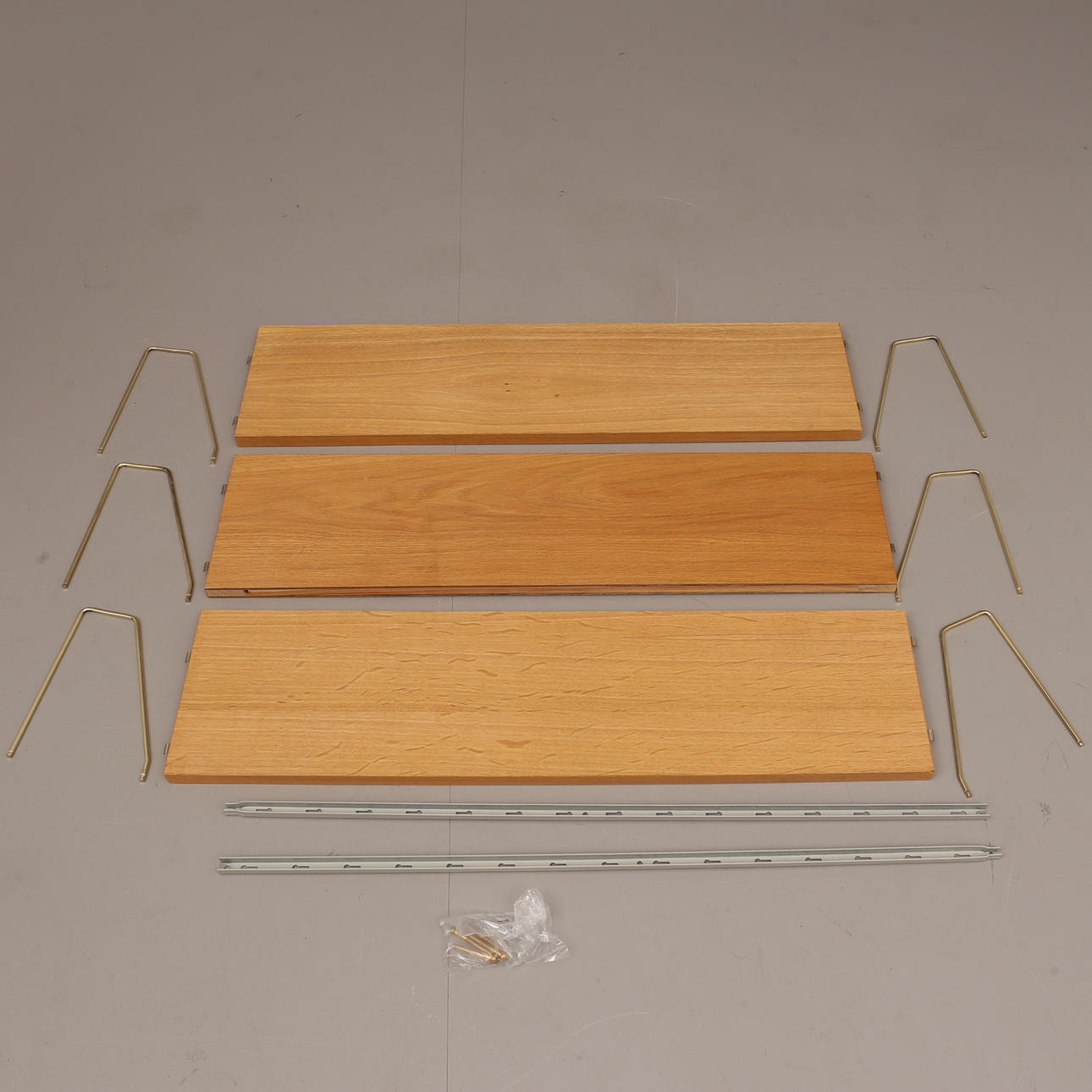 SHELF, "Fabian", oak, Ikea, 1960s.