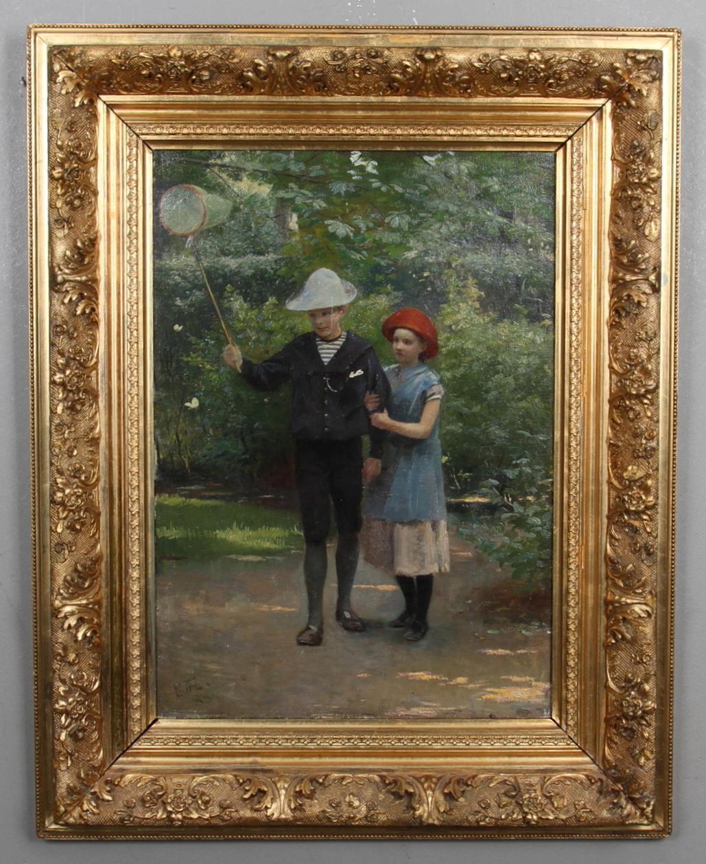 CARL CHRISTIAN THOMSEN. Olja på duk, Danmark, Signerad C. th och daterad -88.