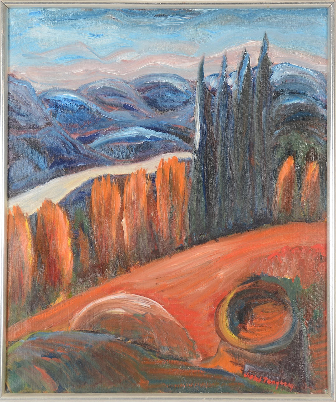 VIOLET TENGBERG. Olja på duk.