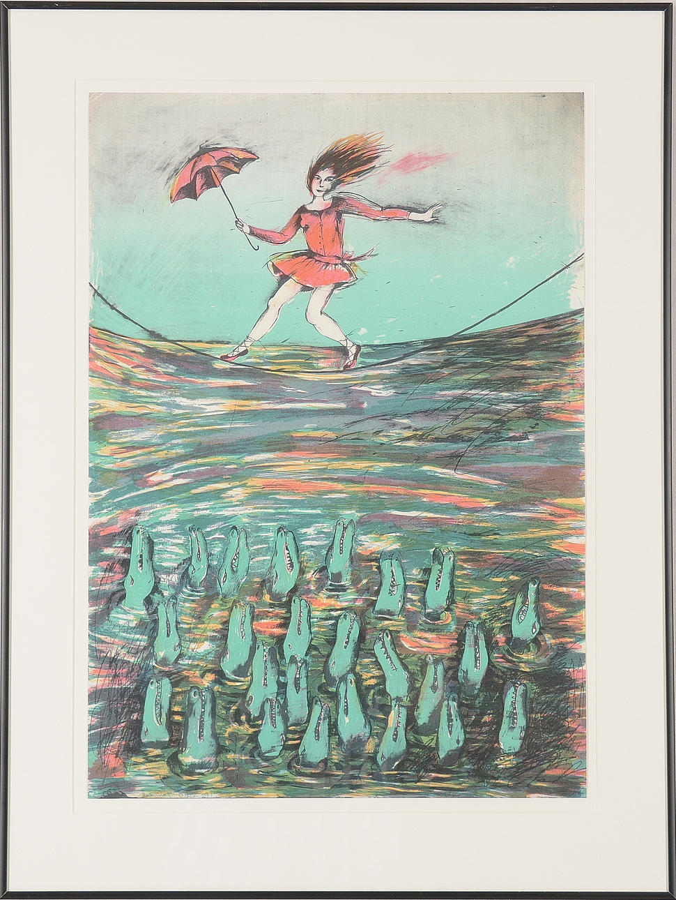 ANN MARIE OLSSON. Color lithograph.