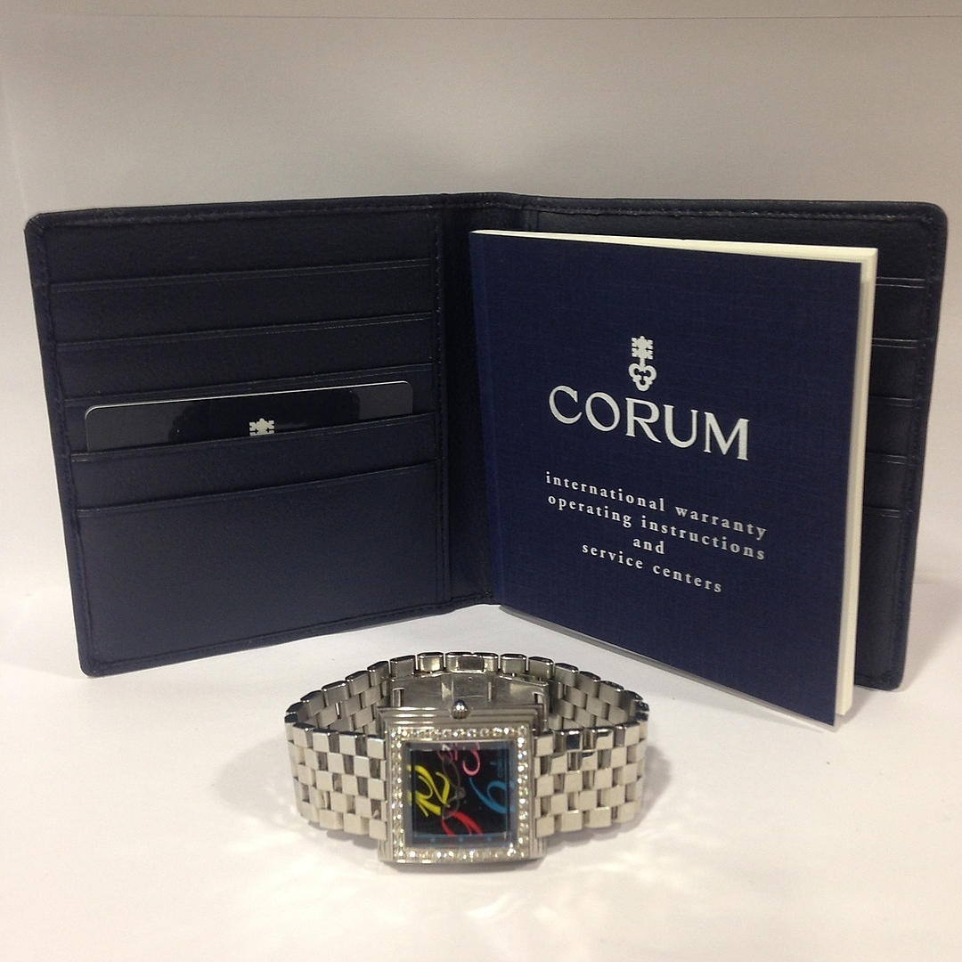 DIAMOND CORUM PYRAMID WATCH.