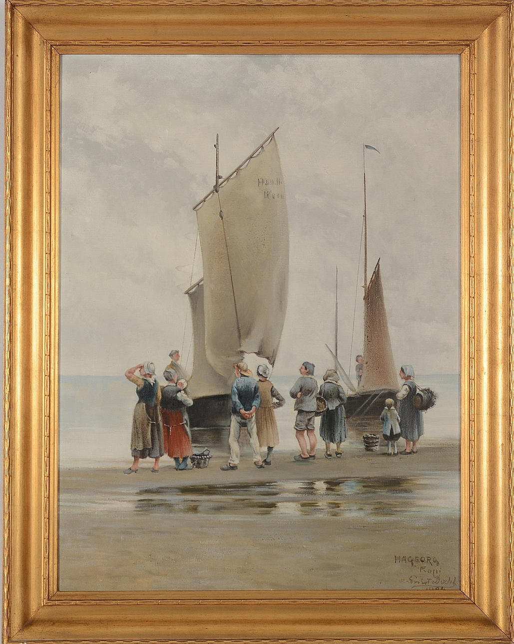 OIDENTIFIERAD KONSTNÄR. Olja på duk.