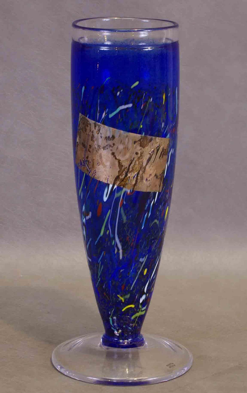 VAS, konstglas, "Satellite", Bertil Vallien, Kosta Boda.