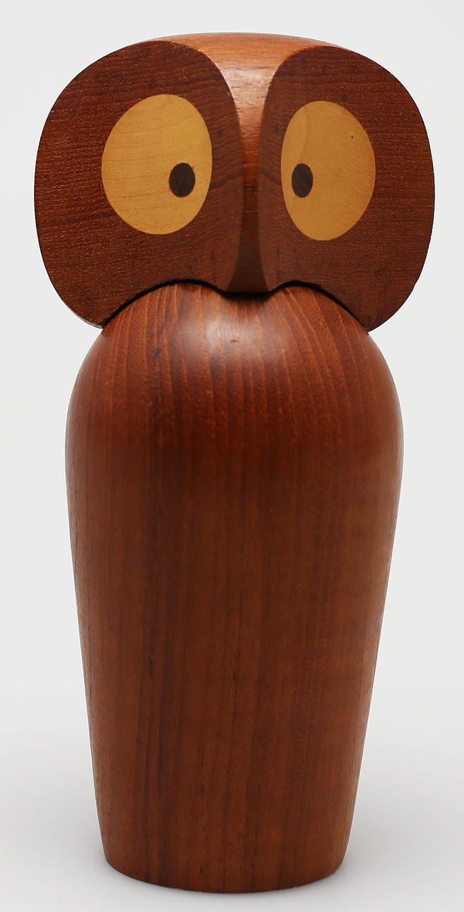 UGGLA, teak/ troligen limbaträ, troligen Danmark.