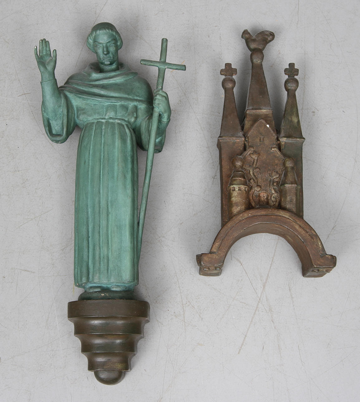 SAKRAL SKULPTUR, gips, 1900-tal.