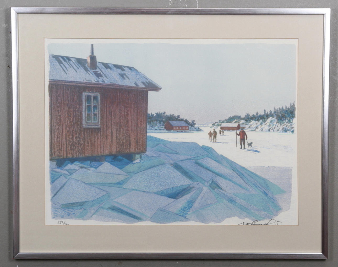 ROLAND SVENSSON. litografi, signerad och numrerad 334/360.