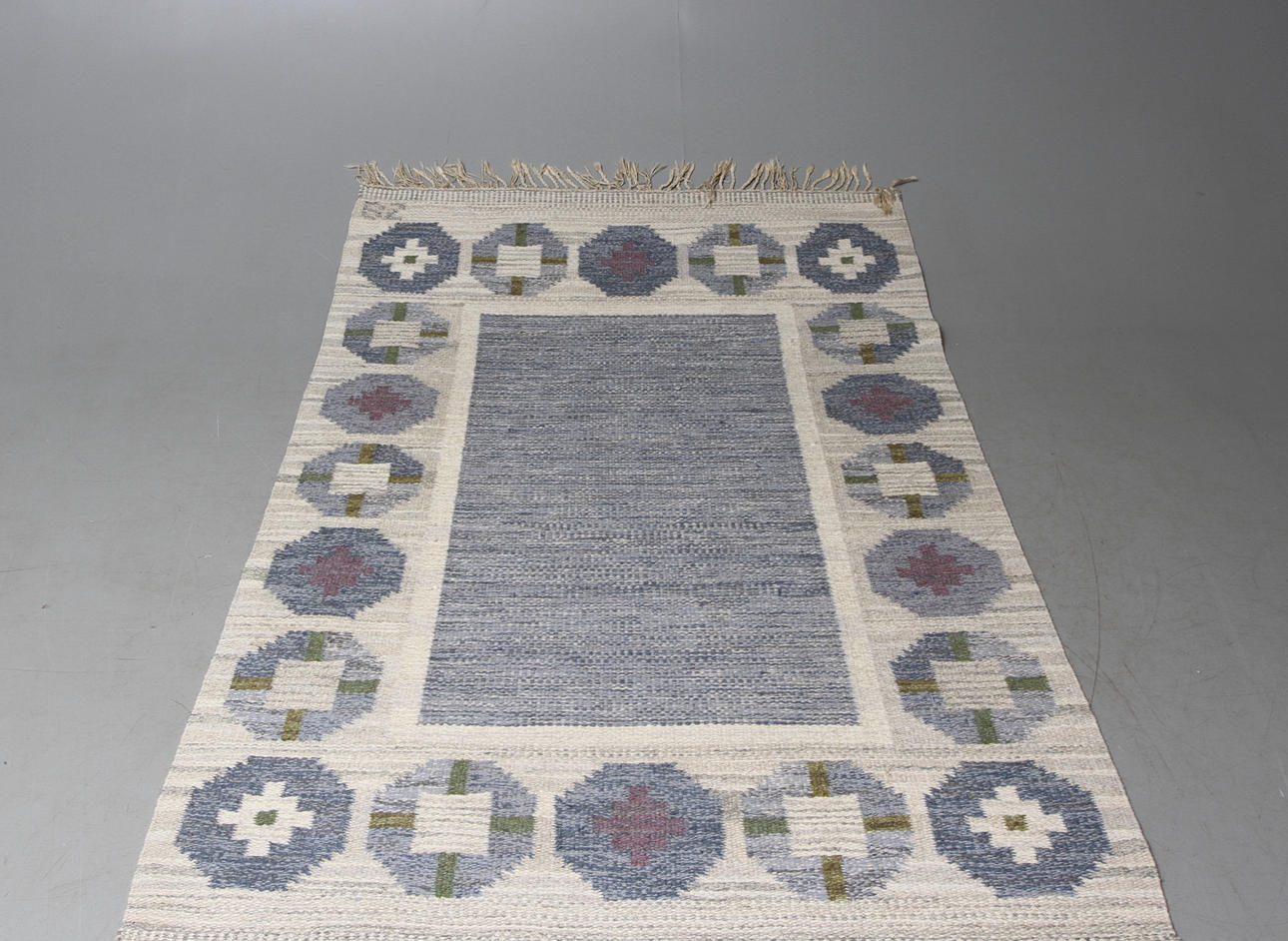 MATTA, rölakan, Barbro Sprinchorn, 1900-talets andra hälft, 128 x 205 cm, signerad BS.