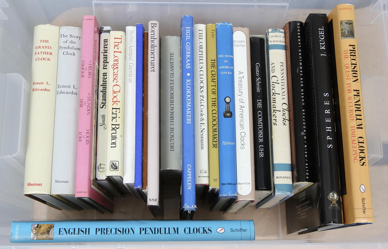 KLOCKLITTERATUR, 21 band, 1900-tal.