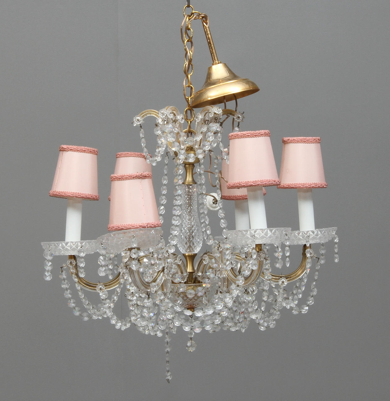 LJUSKRONA, 6 ljusarmar, 1900-tal.