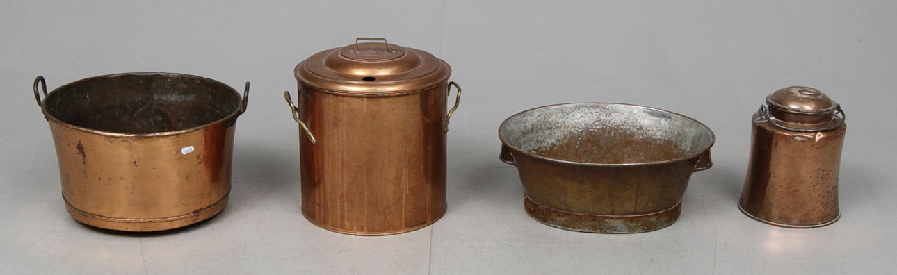 Kopparföremål 4 del.1800-1900-tal.