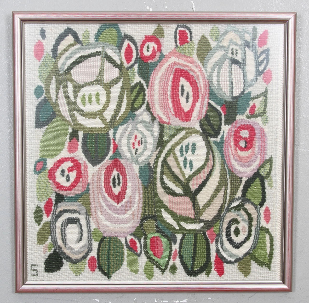 Väggtavla Textil.1900-tal.