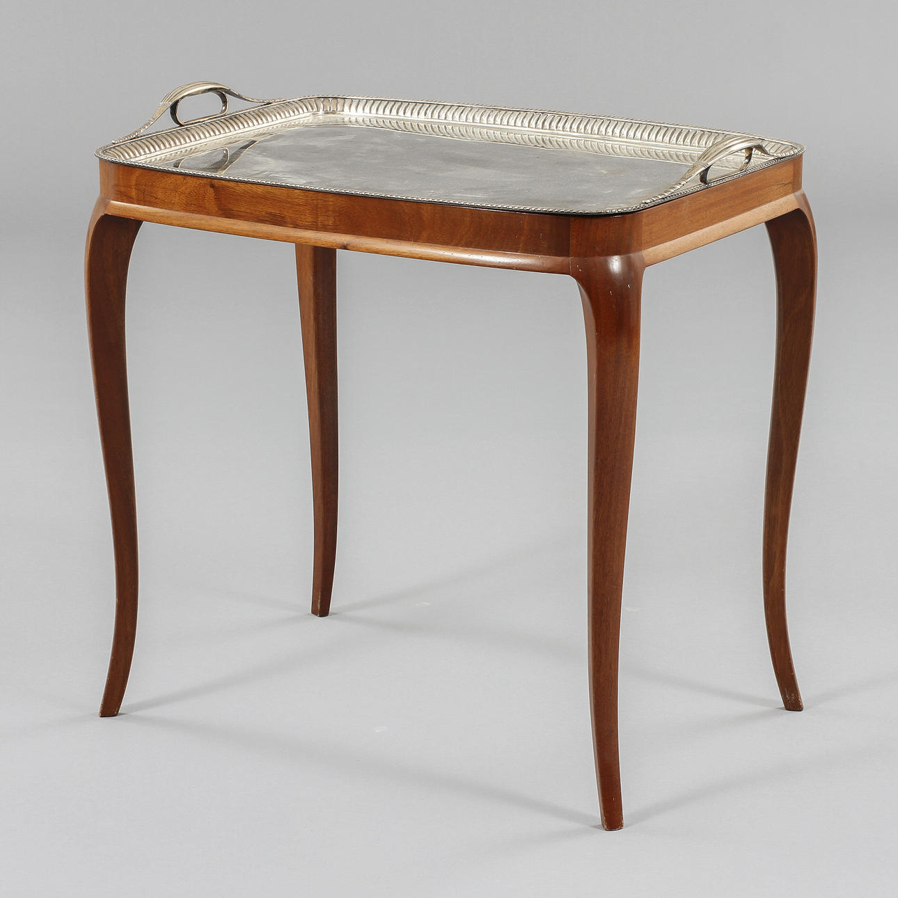 BRICKA, silver, Johann Glasjon, St:Petersburg 1804-1830. Vikt ca 4300 gram.