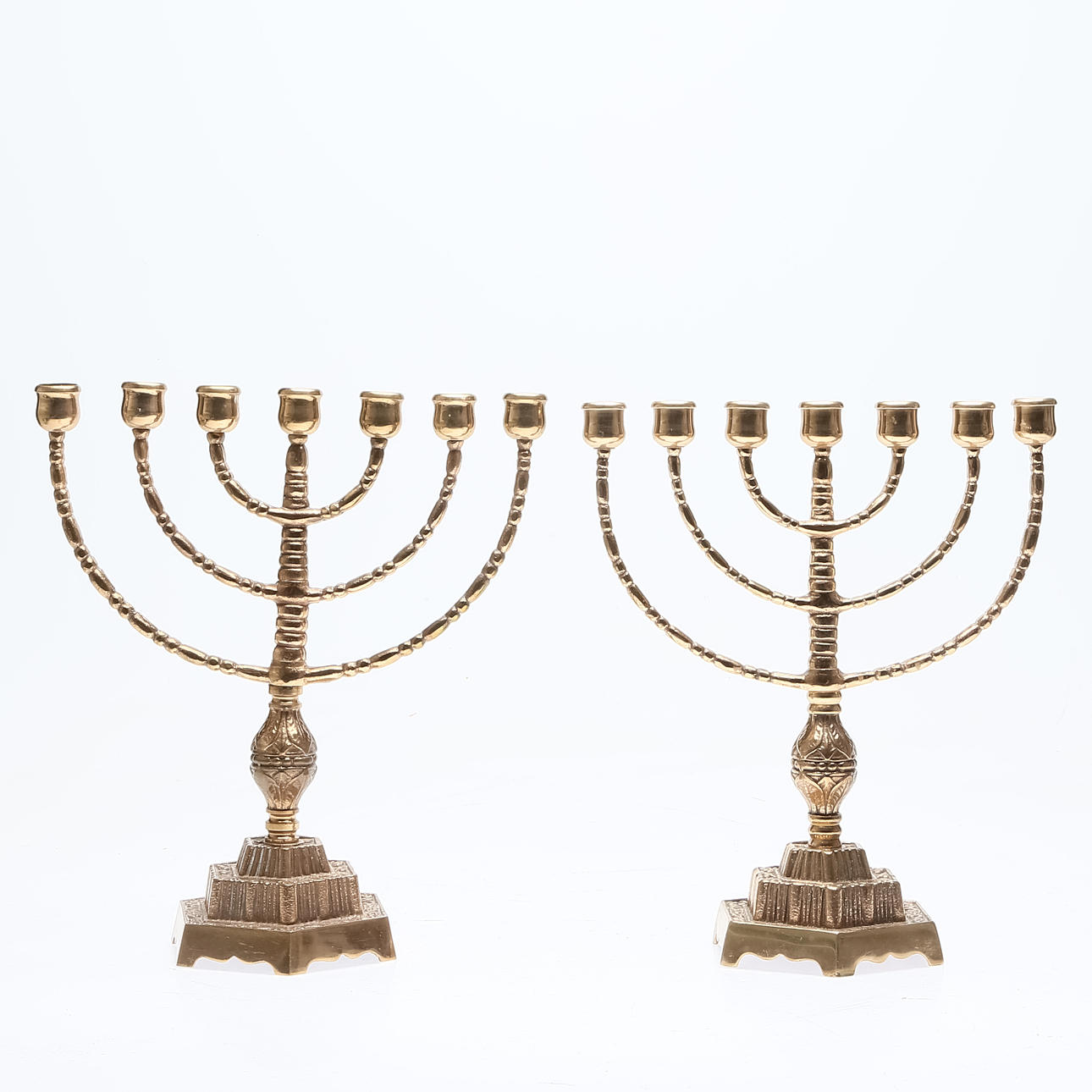 LJUSSTAKAR, 2 st, sjuarmade.