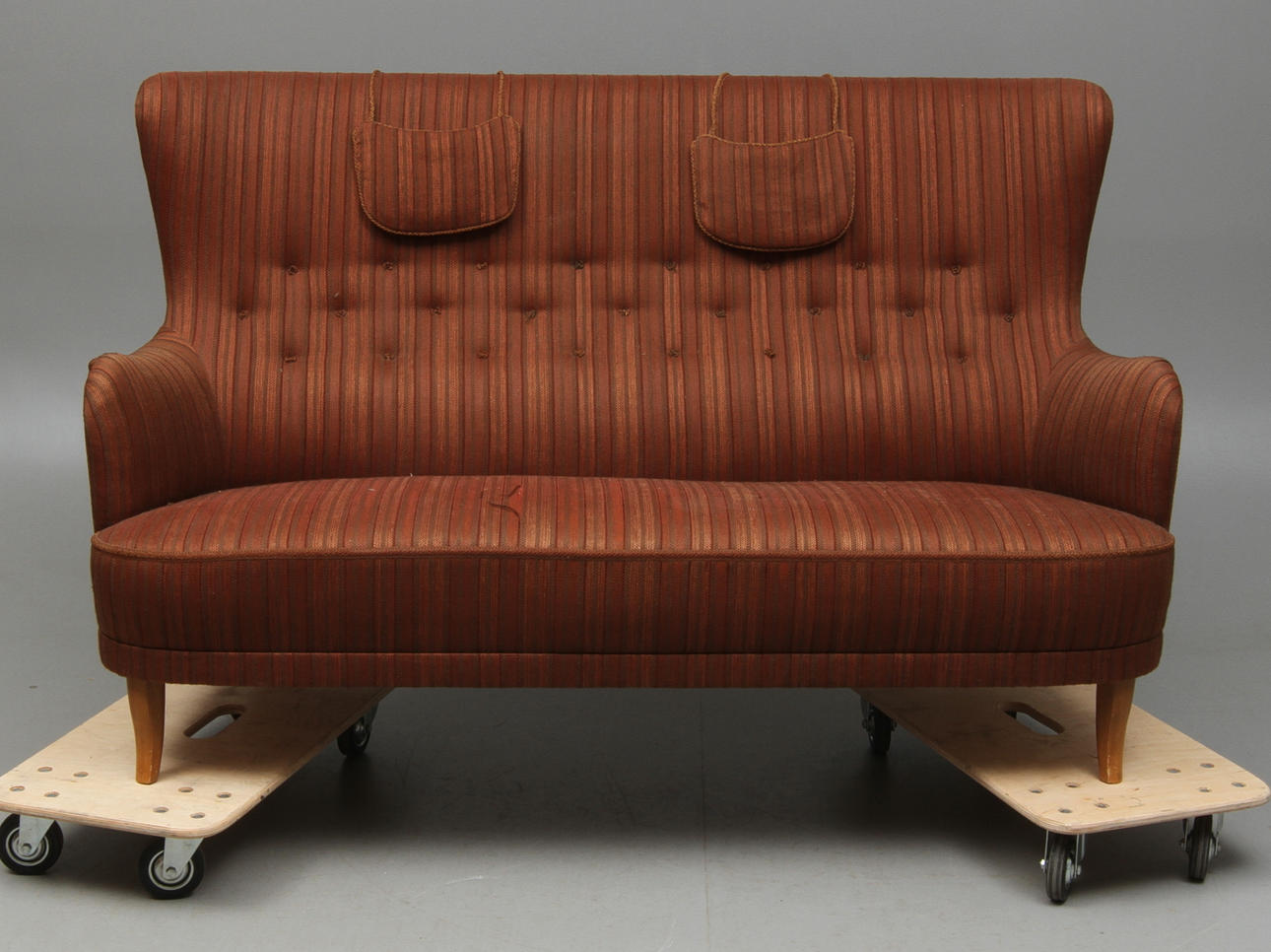 SOFFA, "Patronen" Carl Malmsten, AB O.H.Sjögren Stoppmöbler, brickmärkt.