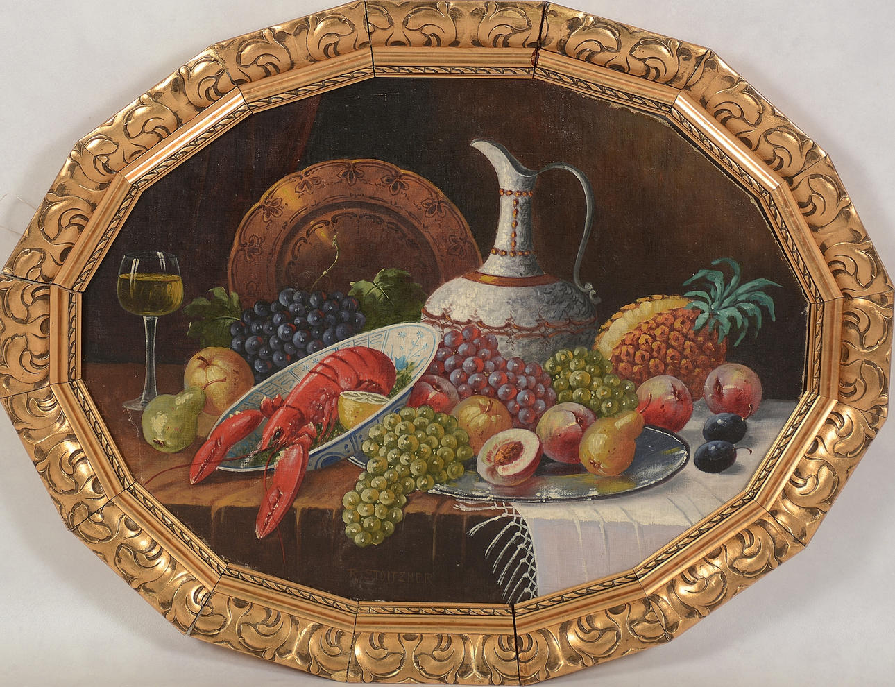 RUDOLF STOITZNER. Oil on cardboard.