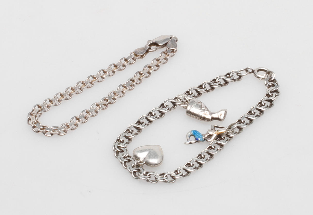 ARMBAND, 2 st, silver.