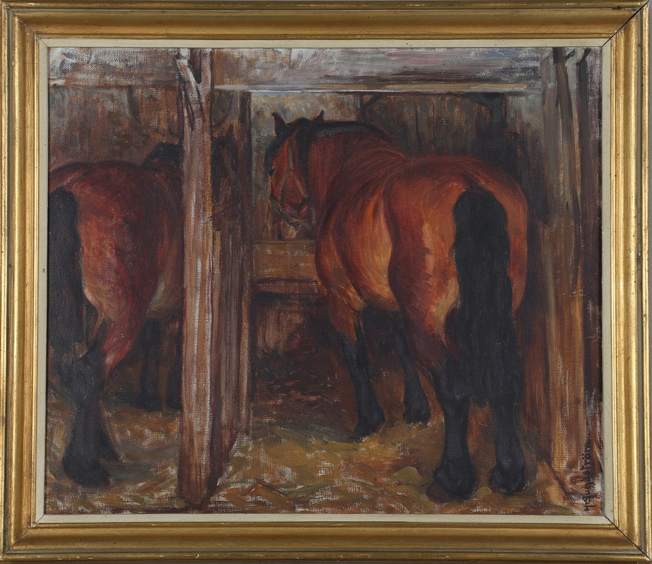 HARRIET SUNDSTRÖM. oil on canvas, signed.